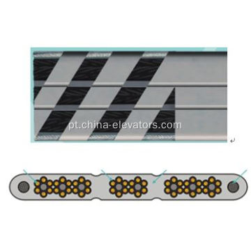 Cabo de viagem plana do elevador ≤6m/s